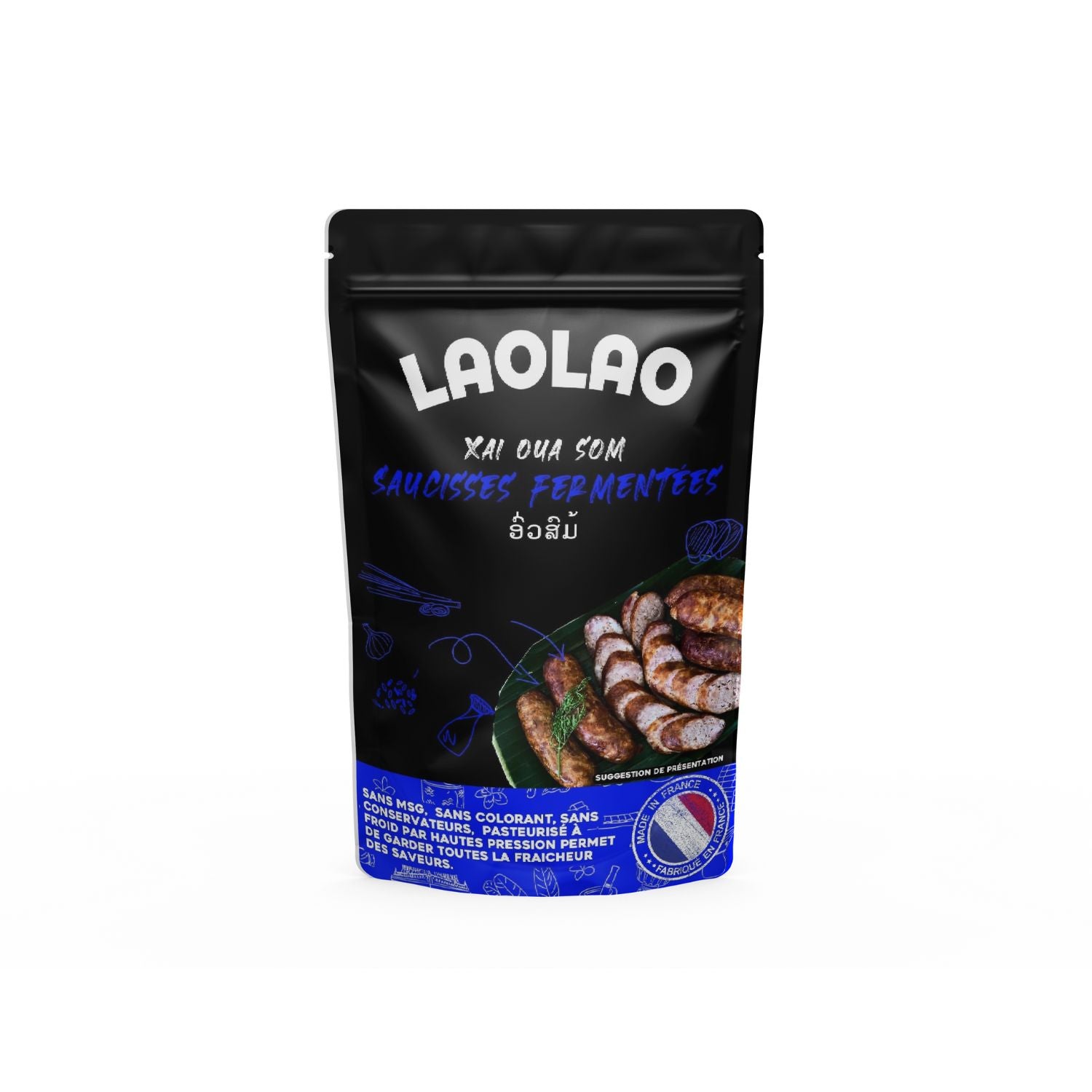Saucisses Fermentées "Xai oua Som" | ອົ່ວສົມ້
